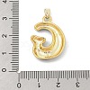 Alloy Enamel Pendants ENAM-S023-01G-G-4