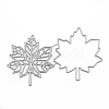 Autumn Theme Maple Leaf Carbon Steel Cutting Dies Stencils DIY-R079-014-2