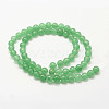Natural Green Aventurine Bead Strands X-G-P281-01-4mm-5