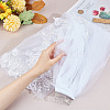 Nylon Mesh Bridal Veils with Hair Comb AJEW-WH0258-993-7