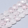 Natural Rose Quartz Beads Strands X-G-S357-E01-07-1