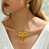 Elegant Real 18K Gold Plated Casual Classic Brass Jewelry Set NZ1555-1