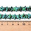 Spray Painted Synthetic Turquoise Beads Strands UNKW-T001-11B-5