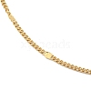 Ion Plating(IP) 304 Stainless Steel Link Chain Necklace for Men Women NJEW-M200-07G-2