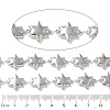 304 Stainless Steel Star Link Chains CHS-Z004-01P-3