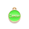 Alloy Enamel Pendants X-ENAM-S124-01A-06D-3