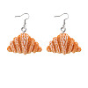 Resin Food Model Dangle Earrings PW-WGD1124-04-1