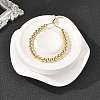 Rack Plating Brass Round Beaded Slider Bracelet for Women X-BJEW-B066-01A-01-1