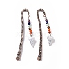 Mixed Gemstone Bookmark AJEW-C025-01-2