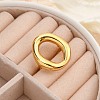 Brass Open Cuff Rings for Women RJEW-F171-01G-02-4