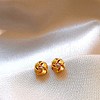 Alloy Stud Earrings EJEW-T055-07G-1