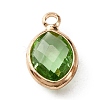 Faceted Glass Pendants KK-WH0046-59G-08-1