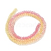 Transparent Painted Glass Beads Strands LS-DGLA-A034-T2mm-A07-5