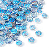 100Pcs 5 Styles Transparent Electroplated UV Plating Glass Beads GLAA-TA0003-19A-3