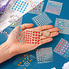 12 Sheets 12 Styles Resin Rhinestone Sticker Sets DIY-TA0004-68-4