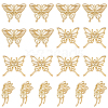 20Pcs 3 Styles Zinc Alloy Open Back Bezel Pendants FIND-SP0005-70-7