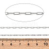 304 Stainless Steel Paperclip Chains CHS-M009-04P-01-2