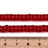 Transparent Glass Beads Strands GLAA-N028-3x6mm-02-4