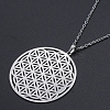 Non-Tarnish 201 Stainless Steel Pendant Necklaces NJEW-S105-JN624-45-1-1