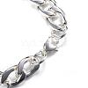 304 Stainless Steel Curb Chain Bracelets BJEW-P064-20S-3