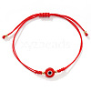 Handmade Lampwork Evil Eye Bead Braided Bracelets BM5229-2-1