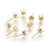 304 Stainless Steel Stud Earring Findings STAS-P221-20G-G-1