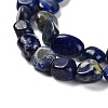 Natural Lapis Lazuli Beads Strands G-P497-01E-03A-4