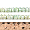 Anti-Tarnish Electroplate Rondelle Glass Beads Strands EGLA-T021-6mm-17-05-4