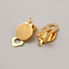 Iron Clip-on Earring Finding FIND-WH0152-540G-3