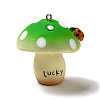 Mushroom Resin Big Pendants CRES-B013-A04-1