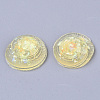 Transparent Epoxy Resin Cabochons CRES-T020-09D-2