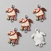 Zinc Alloy Enamel Connector Charms LS-FIND-WH0136-19F-1