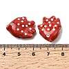 Handmade Porcelain Beads X-PORC-K010-06F-3