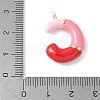 Brass Enamel Pendants KK-E093-03G-C-02-3