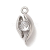 Marine Animal Theme
Platinum  Brass Micro Pave Clear Cubic Zirconia Pendants KK-U031-01P-01-1