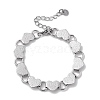304 Stainless Steel Link Chain Bracelets for Women BJEW-Q343-04B-P-1