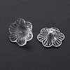 Flower Transparent Acrylic Bead Caps X-OACR-T003-19-2