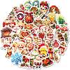 50Pcs Christmas Theme Cartoon Paper Stickers DIY-P085-08-2