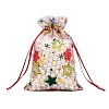 Organza Printed Gift Bags with Drawstring PW-WG00D7C-01-1