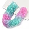 Transparent Painted Glass Beads Strands X1-DGLA-A034-T4mm-A10-1