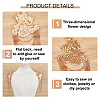 1Pair Rhinestone Sewing Ornaments DIY-NB0014-65A-3