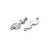 Non-Tarnish 304 Stainless Steel Connector Charms X-STAS-N097-099P-NR-2