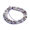 Natural Chevron Amethyst Beads Strands X-G-L552H-06A-3