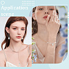 96Pcs 6 Styles ABS Plastic Imitation Pearl Pendants KY-SC0002-33P-6