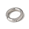 Tarnish Resistant 304 Stainless Steel Spring Gate Rings STAS-D070-01P-2-2