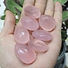 Natural Rose Quartz Oval Palm Stone Reiki Polished Healing Pocket Worry Stone PW-WG2D7C1-01-3