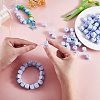 20Pcs Blue Cube Letter Silicone Beads 12x12x12mm Square Dice Alphabet Beads with 2mm Hole Spacer Loose Letter Beads for Bracelet Necklace Jewelry Making JX434Y-2