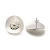 304 Stainless Steel Stud Earrings EJEW-H146-02P-4