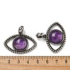 Natural Amethyst Pendants G-G147-07AS-11-3