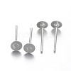 Rack Plating Iron Ear Studs Findings LS-IFIN-M029-06P-NR-1